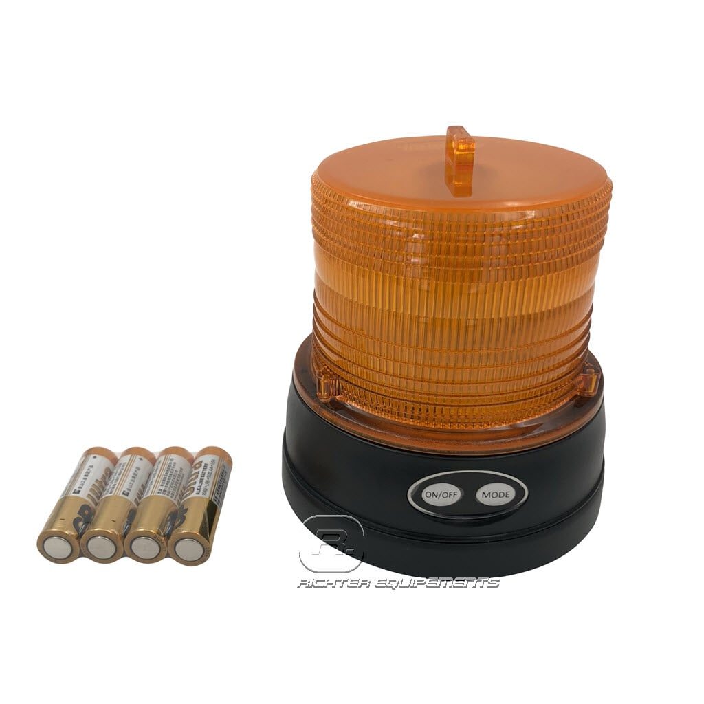GYROPHARE A LED ROTATIF COMPACT MAGNETIQUE 12/24V - Tracto Pieces