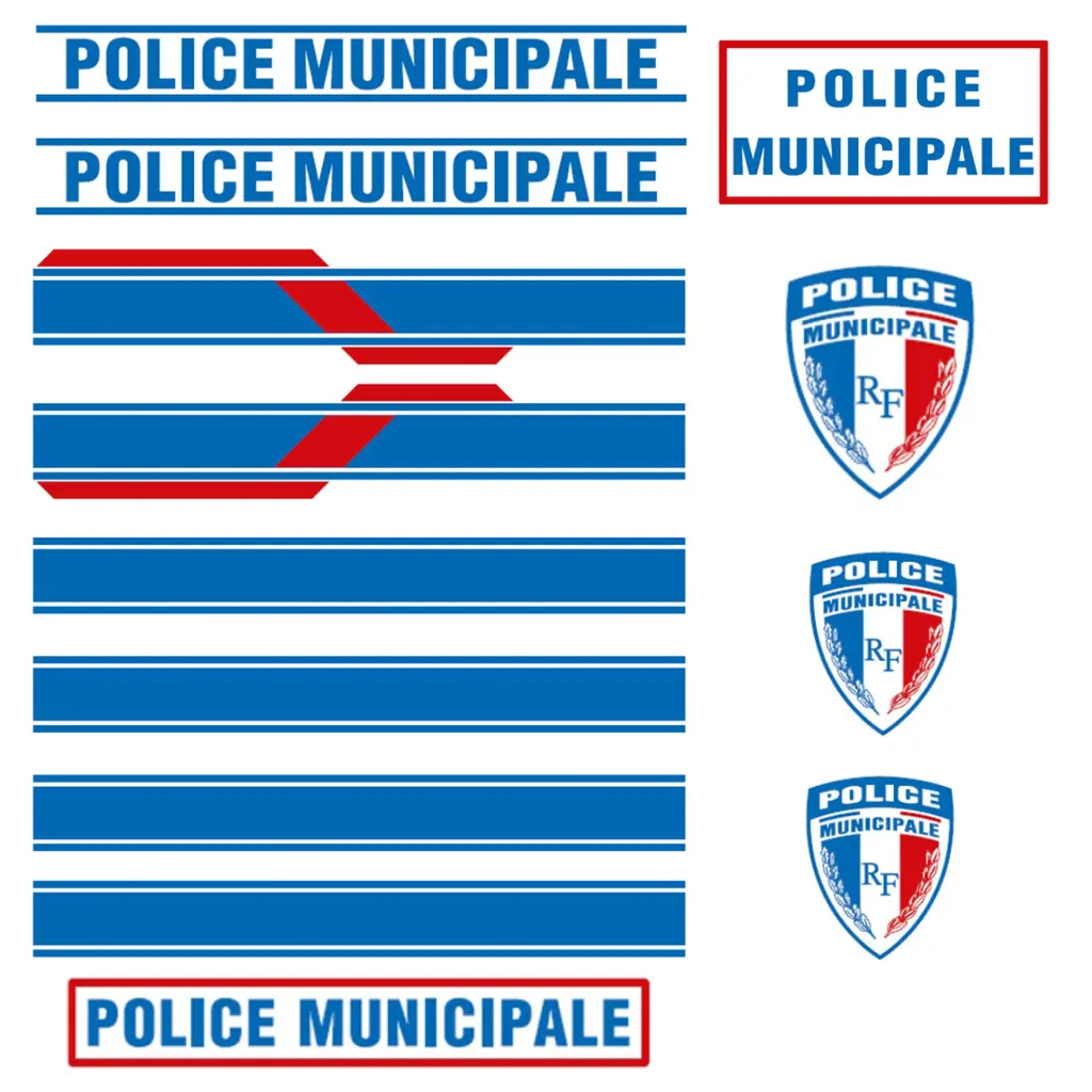 Kit de sérigraphie pour la police municipale