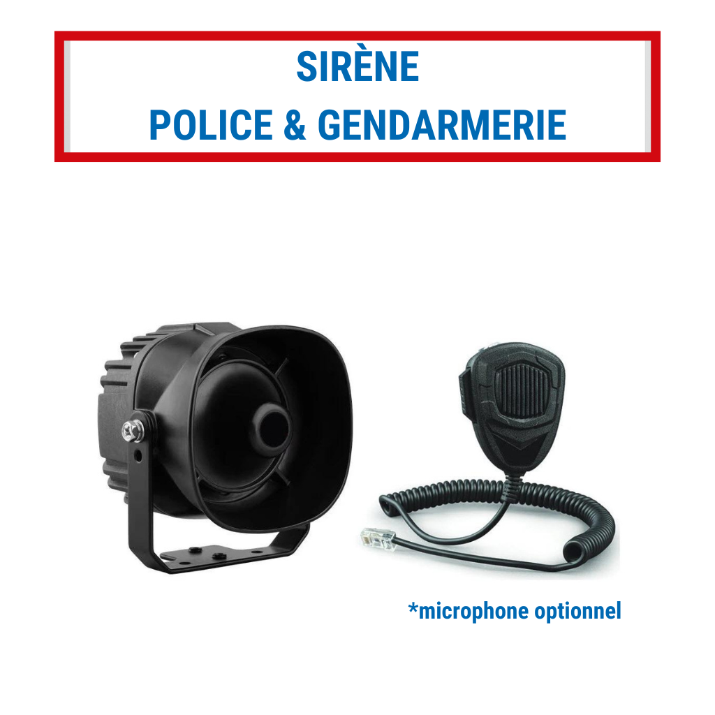 Sirène de police française