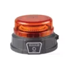 Feu à éclat LED rechargeable orange avec fixation magnétique, protection IP66 et certification ECER10.